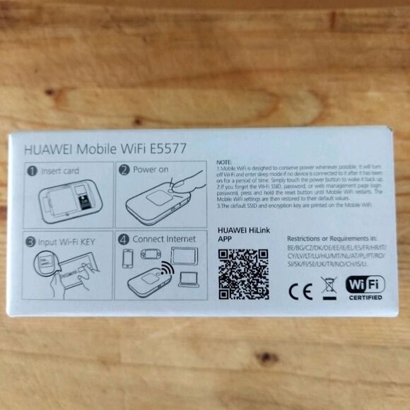 NIB Huawei E5577s-321 150 Mbps 4G LTE Mobile WiFi Hotspot No Data Included White - Picture 8 of 16